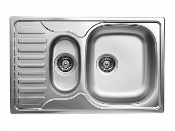 картинка Кухонная мойка Ukinox COP 780 GT 15(0,8) R сатин 